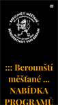 Mobile Screenshot of berounstimestane.cz