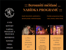 Tablet Screenshot of berounstimestane.cz